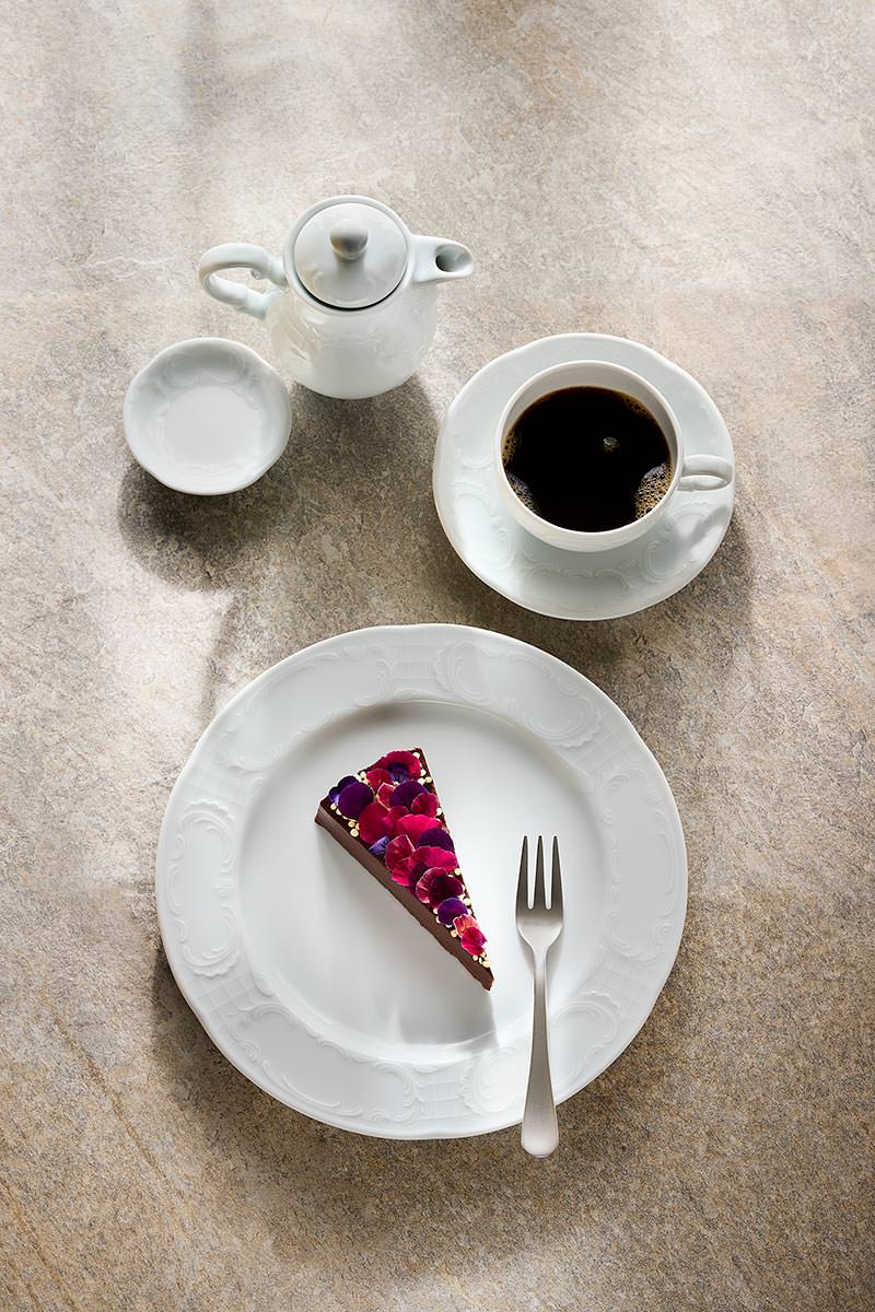 Mozart Relief Decor Bauscher Porzellan Foodstyling by Sven Dittmann